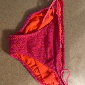 Pink bikini bottoms